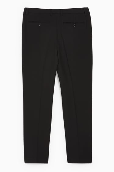 Pánské - Oblekové kalhoty - regular fit - Flex - LYCRA®  - černá