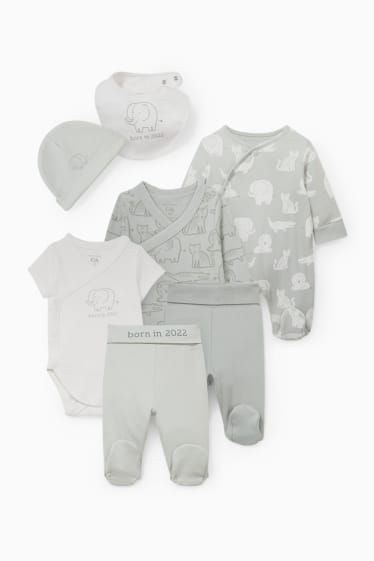 Babies - Layette - newborn - 7 piece - mint green