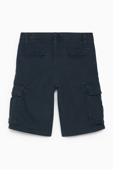 Hombre - Shorts cargo - Flex  - LYCRA® - negro
