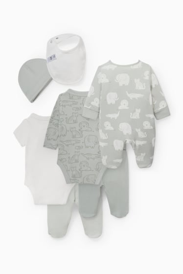 Baby's - Starterset - newborn - 7-delig - mintgroen