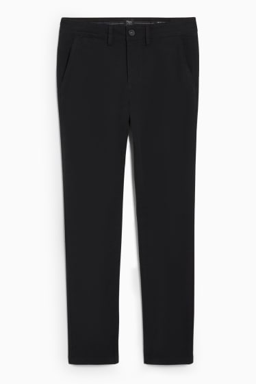 Home - Pantalons xinos - slim fit - Flex - LYCRA® - negre