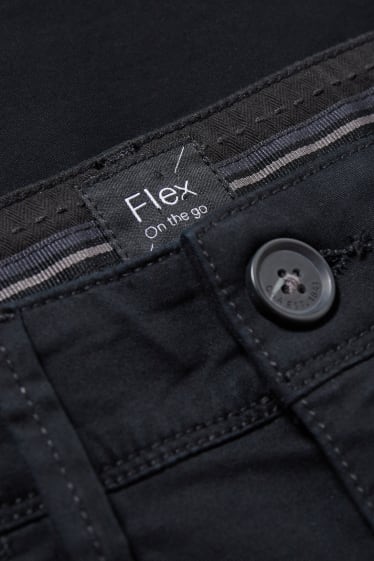 Home - Pantalons xinos - slim fit - Flex - LYCRA® - negre