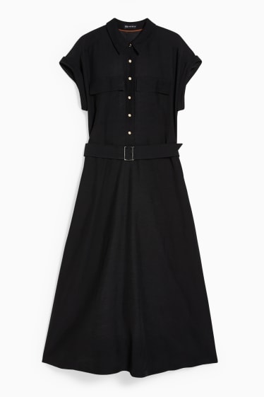 Women - A-line dress - black