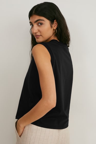 Damen - Top - schwarz