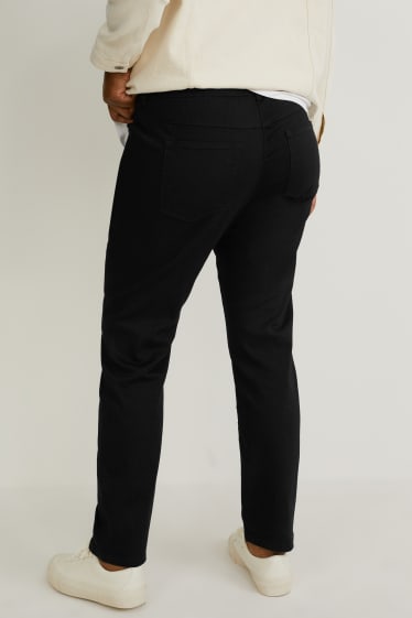 Mujer - Pantalón - slim fit - negro