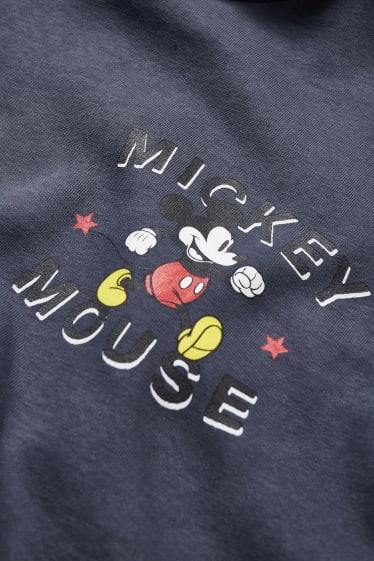 Dames - CLOCKHOUSE - sweatjurk met capuchon - Mickey Mouse - antraciet