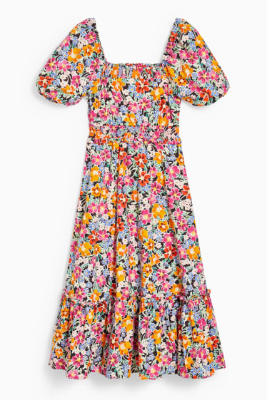 Femmes - Robe fit & flare - à fleurs - coloré