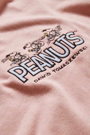 Dames - Hoodie - Peanuts - roze