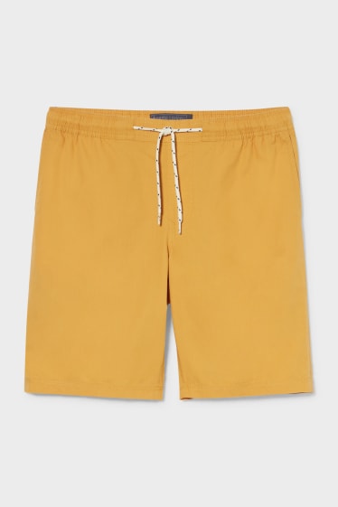 Men - Shorts - light yellow