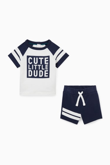 Babys - Baby-Outfit - 2 teilig - dunkelblau