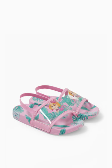 Copii - Patrula cățelușilor - sandale de baie - roz