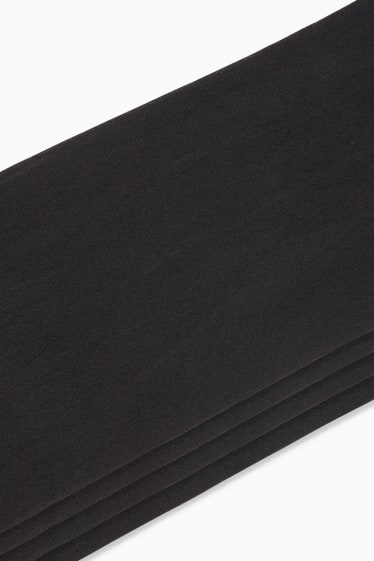 Women - Multipack of 4 - sheer tights - 30 denier  - black