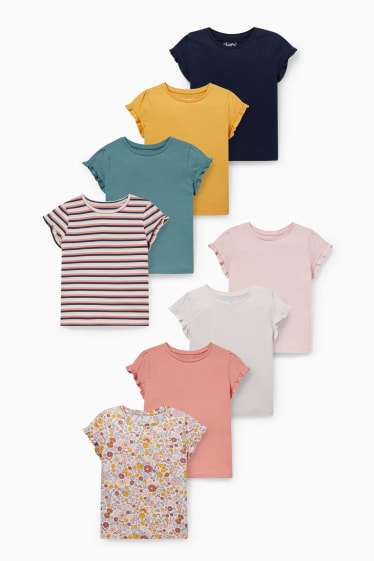 Children - Multipack of 8 - short sleeve t-shirt - cremewhite