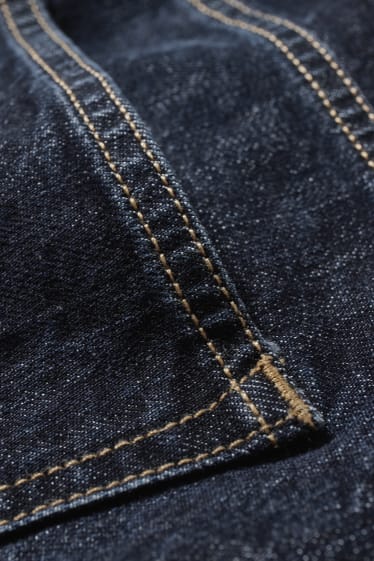 Hommes - Premium Denim by C&A - jean coupe droite - jean bleu foncé