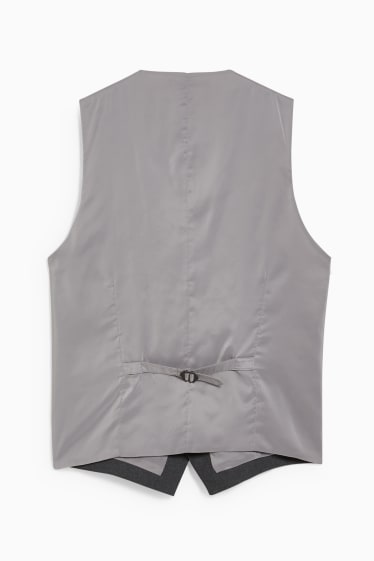 Uomo - Gilè coordinabile - regular fit - Flex - LYCRA® - grigio scuro