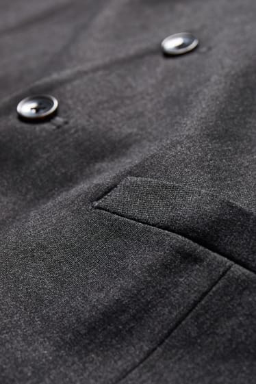 Uomo - Gilè coordinabile - regular fit - Flex - LYCRA® - grigio scuro