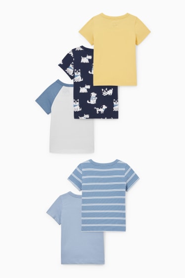 Babys - Set van 5 - baby-T-shirt - geel