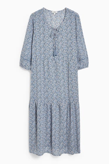 Women - Dress - floral - blue