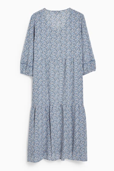 Women - Dress - floral - blue