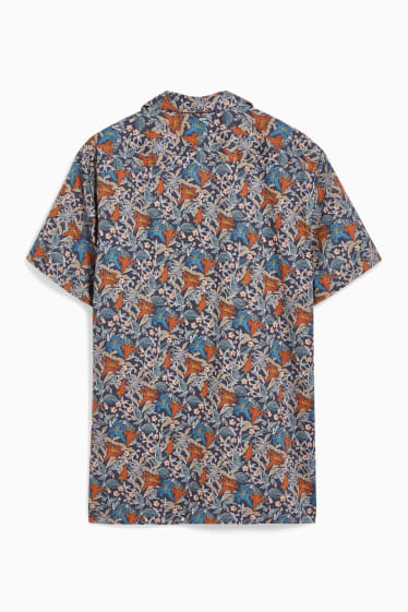 Heren - Business-overhemd - slim fit - reverskraag - gekleurd