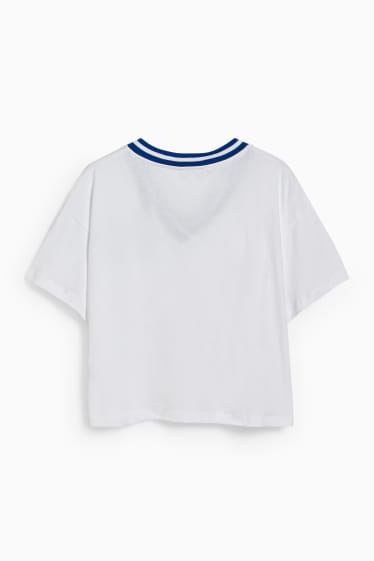 Women - CLOCKHOUSE - cropped T-shirt  - white