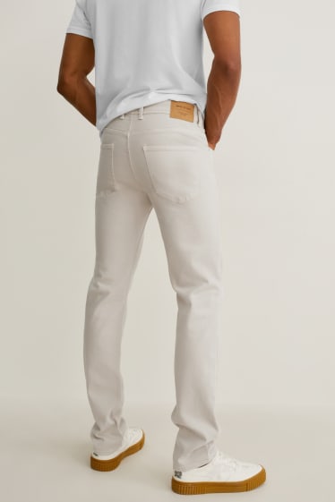 Men - Slim jeans - with hemp fibres - LYCRA® - taupe