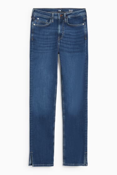 Dámské - Straight jeans - high waist - džíny - modré