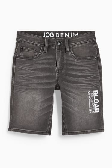 Children - Denim shorts - jog denim - denim-dark gray