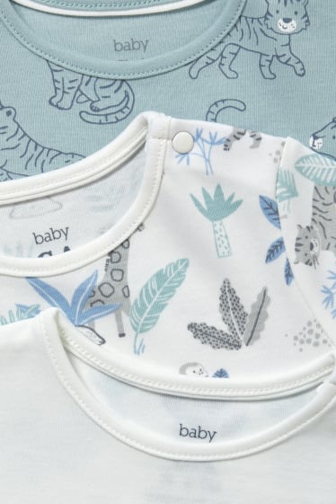 Babies - Multipack of 3 - baby sleepsuit - white