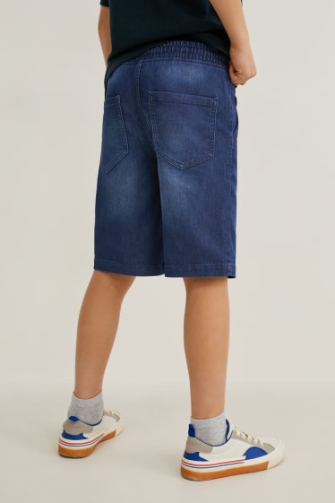 Children - Multipack of 3 - denim shorts - blue denim
