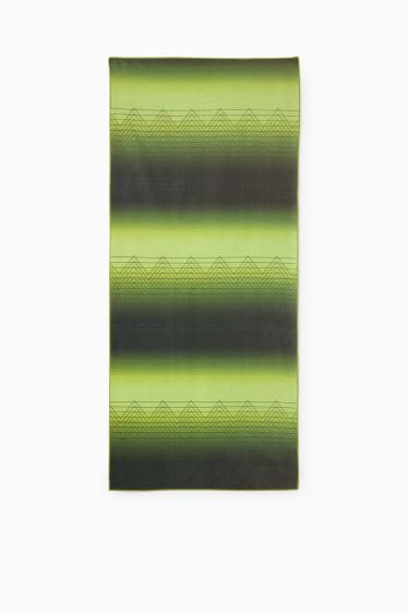 Hommes - Serviette de plage - 175 x 75 cm - vert clair