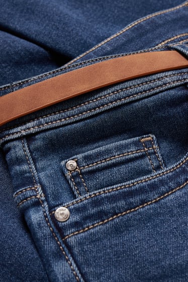 Donna - Slim jeans con cintura - a vita medio-alta - jeans blu