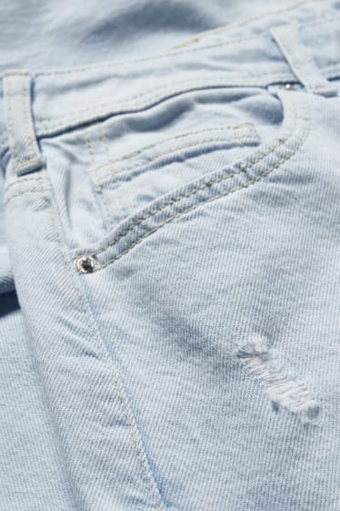 Dames - CLOCKHOUSE - mom jeans - high waist - jeanslichtblauw