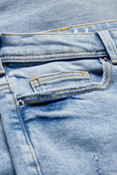 Ados & jeunes adultes - CLOCKHOUSE - Skinny Jeans - high waist - LYCRA® - matière recyclée - jean bleu clair