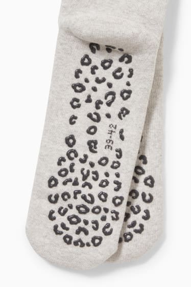 Women - Multipack of 2 - non-slip socks - white-melange