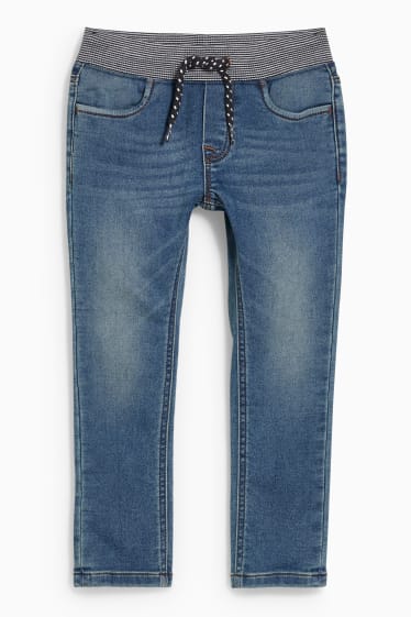 Dětské - Slim jeans - jog denim - LYCRA® - džíny - světle modré