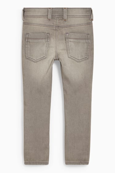 Dětské - Skinny jeans - jog denim - LYCRA® - džíny - světle šedé