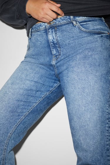 Ados & jeunes adultes - CLOCKHOUSE - mom jean - high waist - jean bleu