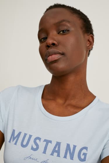 Women - MUSTANG - T-shirt - light blue
