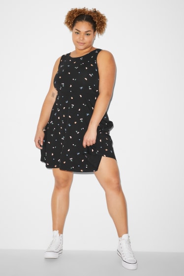 Teens & young adults - CLOCKHOUSE - dress - floral - black