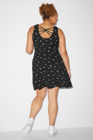Teens & young adults - CLOCKHOUSE - dress - floral - black