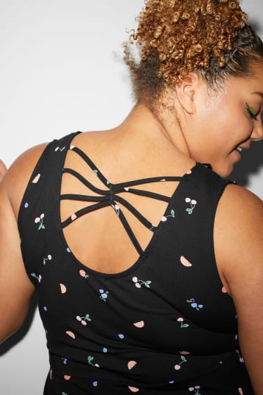 Teens & young adults - CLOCKHOUSE - dress - floral - black