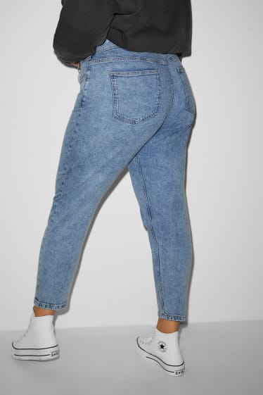 Mujer - CLOCKHOUSE - mom jeans - high waist - vaqueros - azul claro