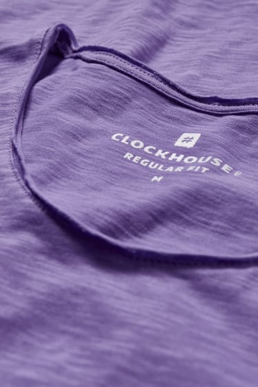 Heren - CLOCKHOUSE - T-shirt  - paars mix