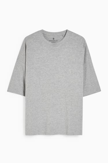 Heren - T-shirt - grijs-mix