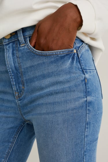 Damen - Skinny Jeans - High Waist - Shaping Jeans - jeansblau