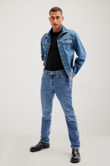 Hommes - Premium Denim by C&A - jean coupe droite - jean bleu