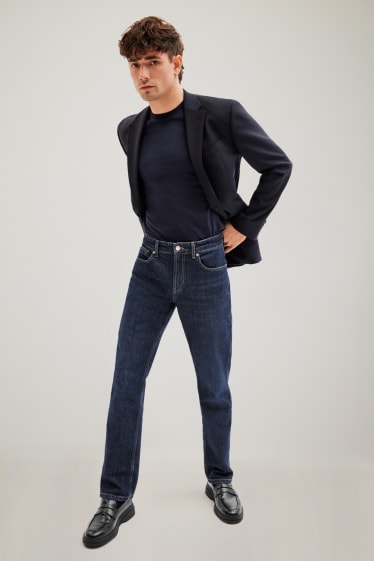 Heren - Premium Denim by C&A - straight jeans - jeansdonkerblauw