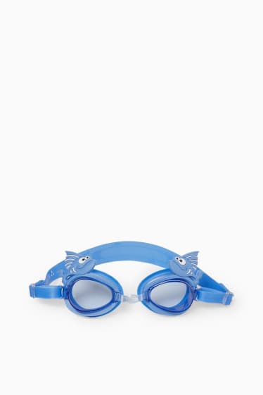 Enfants - Lunettes de natation - bleu