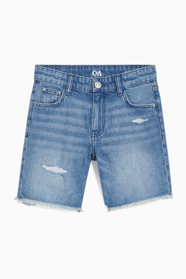 Enfants - Short en jean - jean bleu